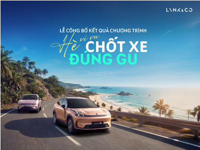 Lynk & Co Việt Nam công bố kết quả chương trình “Hè Vi Vu – Chốt Xe Đúng Gu”: 4 khách hàng may mắn nhận chuyến du lịch Trung Quốc trị giá 70 triệu đồn