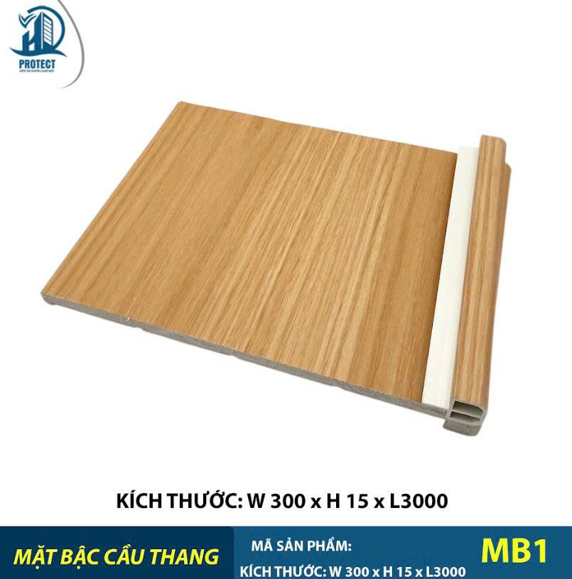 Bậc cầu thang nhựa giả gỗ PROTECT-STAIR-DN