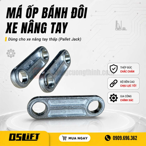 Má Lắp Bánh Đôi Xe Nâng Tay Thấp
