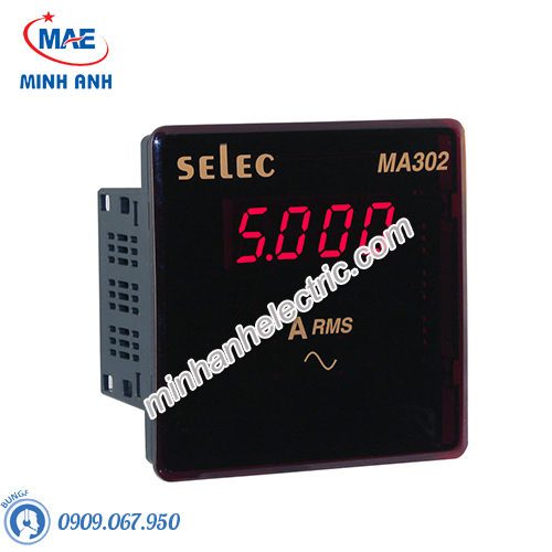 Đồng hồ đo - Model MA302 : Đồng hồ ampe hiện số 96x96