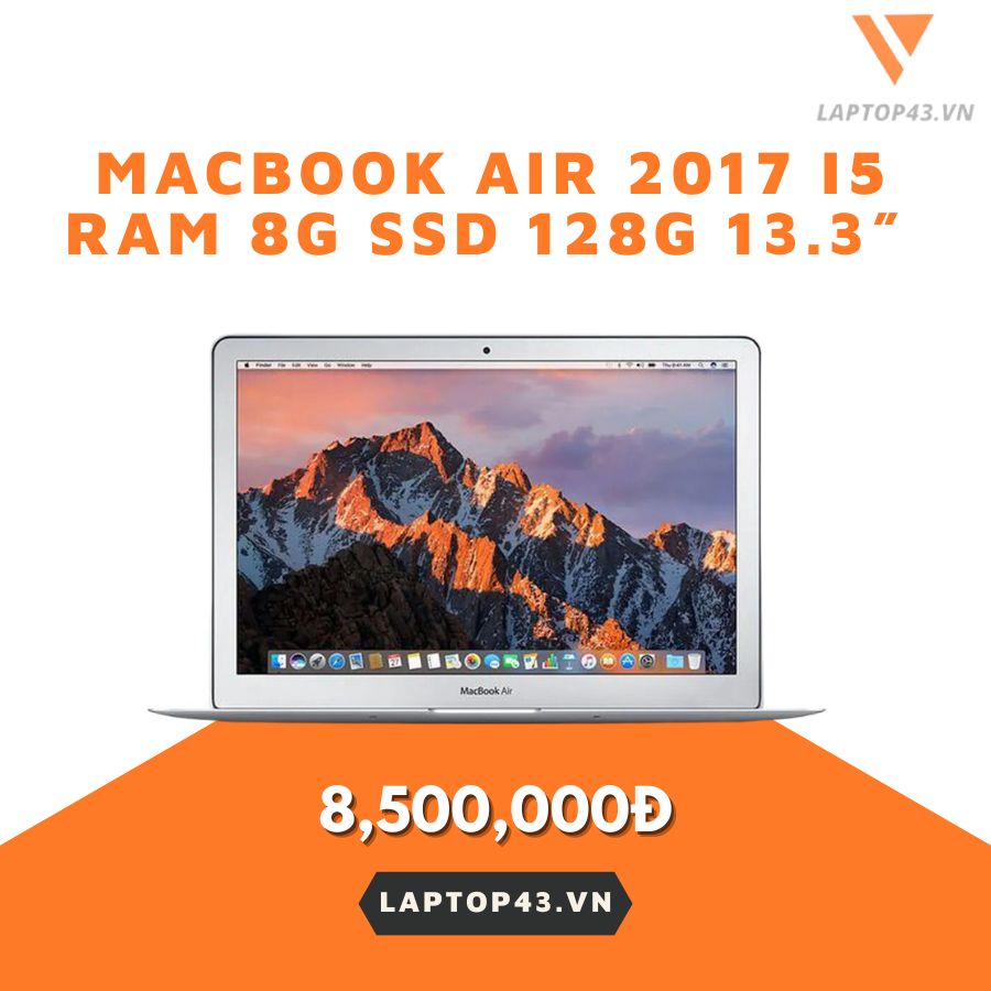 Macbook Air 2017 i5 Ram 8G SSD 128G 13.3”