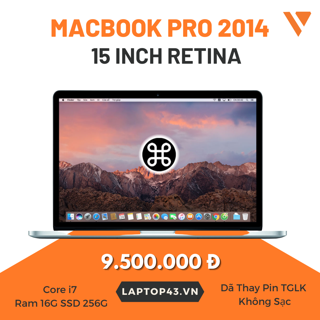 Macbook Pro 2014 Core i7 Ram 16G SSD 256G