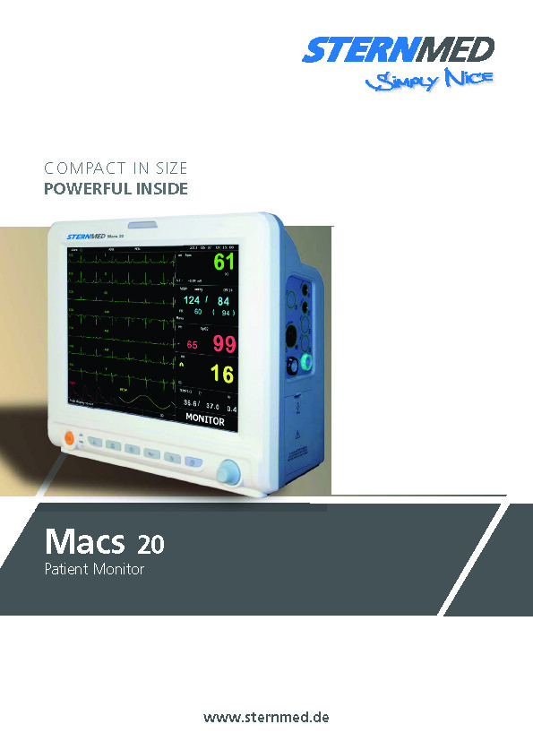 Macs 20 - Multi Parameter Patient Monitor