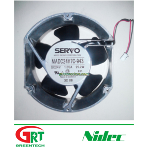 NEW Servo MADC24H7C-943 Inverter Cooling Fan – 24V 1.05A 25.2W – Industrial Replacement Fan