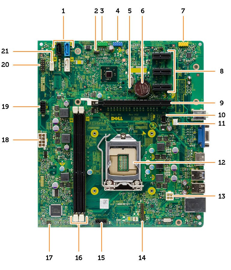 Mainboard Dell Optiplex 3010 3020 Mt 3020 Sff 4845