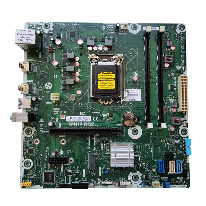 Mainboard HP Envy 750 580-076cn IPM17-DD2 862992-002/602 H170