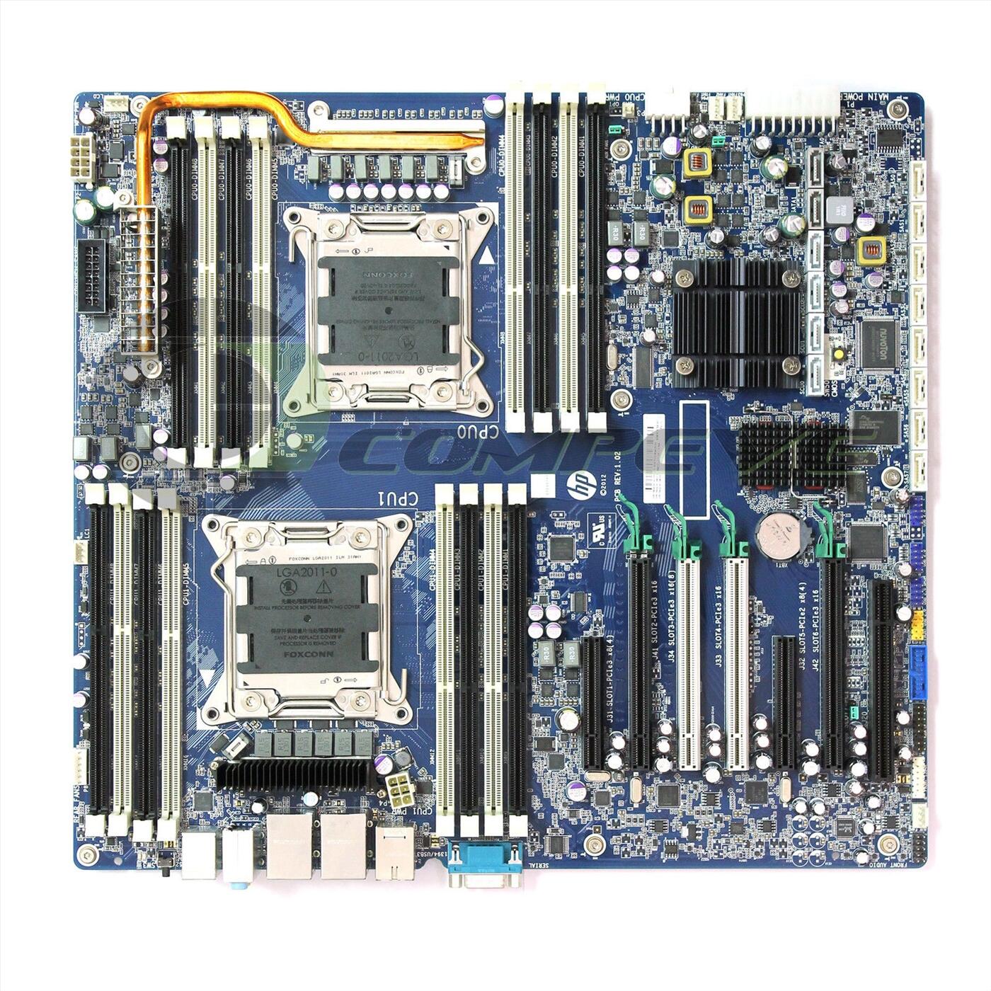 Mainboard HP Z820 Intel LGA2011 DDR3 Motherboard Desktop Workstation 618266-002 708464-001