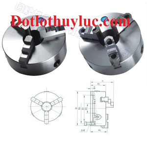 Mâm cặp 3 chấu tự định tâm đường kính 500mm K11-500