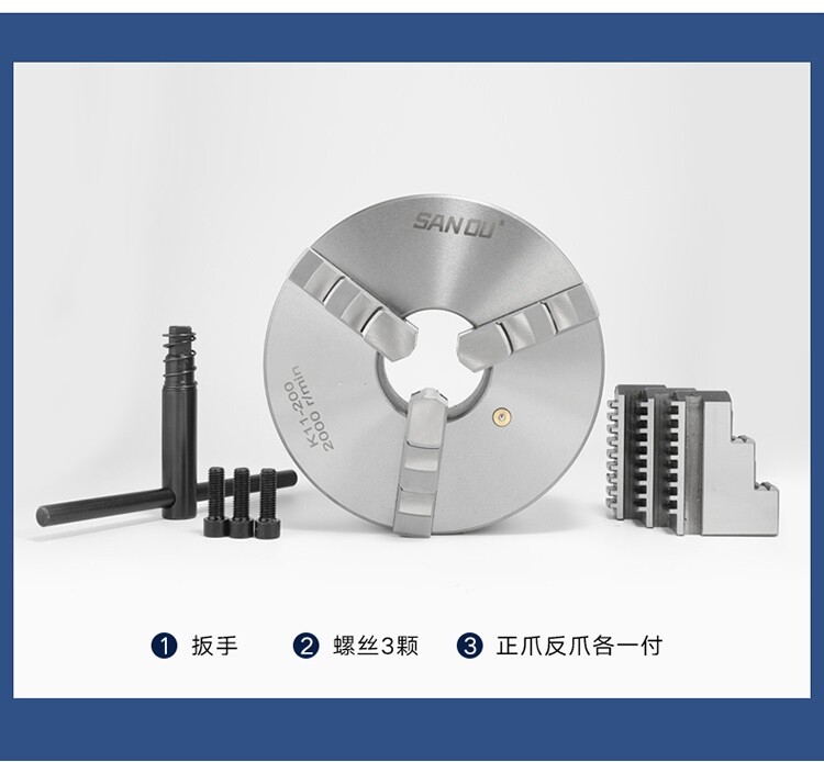 Mâm cặp cơ 3 chấu tự định tâm kiểu SK