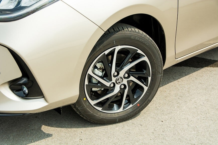 Mâm xe phay CNC 15 inch Toyota Vios bản G mới nhất