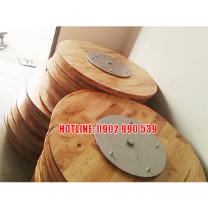 Mâm xoay bàn tiệc bằng gỗ