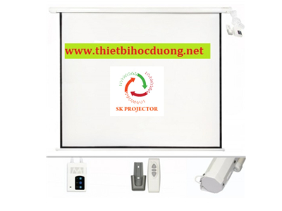 Màn chiếu điện tử Cao Cấp 150 inch