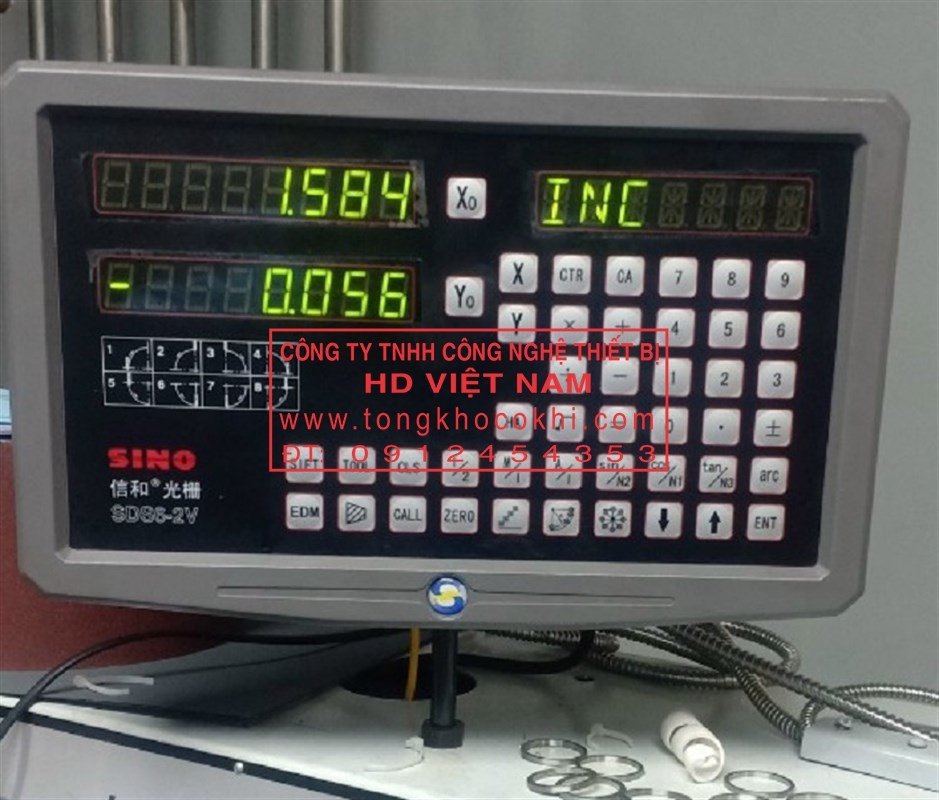 Màn hiển thị số 2 trục SINO SDS6-2V