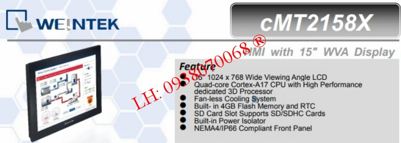 Màn hình cảm ứng WEINTEK CMT2158X