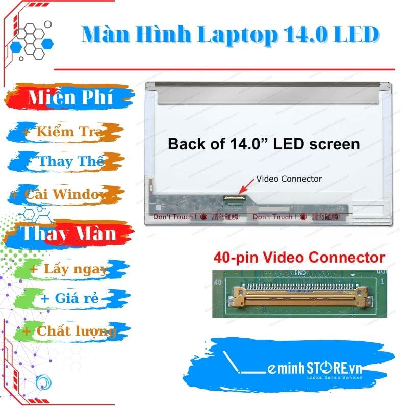 Thay Màn hình Laptop Acer E1-421, E1-431, E1-431G, E1-471, E1-471G