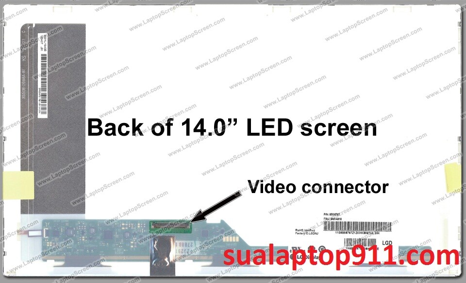 màn hình laptop Fujitsu LH531