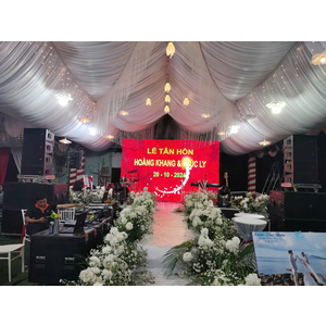 Tổ chức tiệc cưới tại nhà cần chuẩn bị những gì ! màn hình led, âm thanh cho tiệc cưới