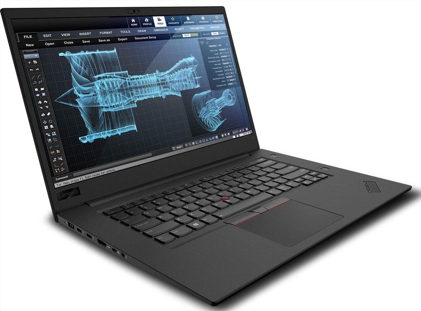 Lenovo ThinkPad P1 Xeon E-2176M | Ram 16GB | SSD 256GB / 15.6 inch FHD | Quadro P2000