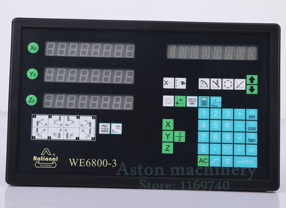 Màn hình thước quang 3 trục WE6800-3