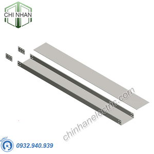Máng cáp 200x100, Dày 1.2mm, Sơn tĩnh điện (có nắp, có nối)