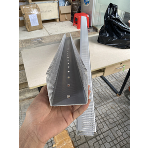 Máng nhựa PXC- 100 x 100 màu ghi đẹp