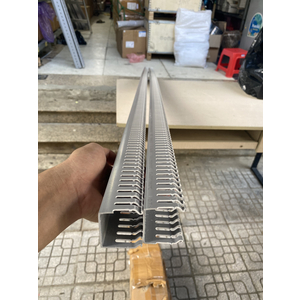 Máng nhựa PXC 35x35 màu ghi đẹp