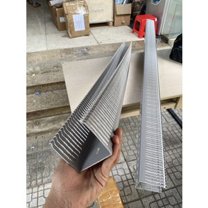 Máng nhựa PXC- 100 x 100 màu ghi đẹp