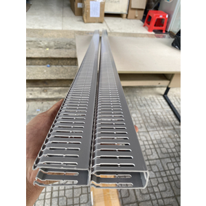 Máng nhựa PXC 60x25 màu ghi đẹp