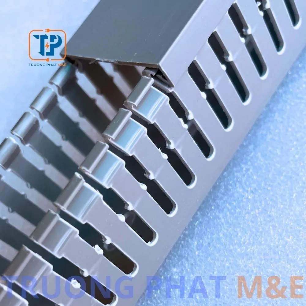 Máng nhựa PXC 35x35 màu ghi đẹp