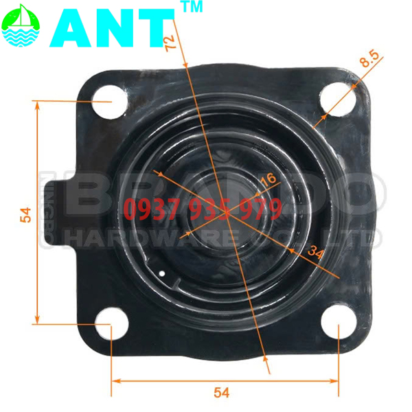 THÔNG SỐ MÀNG VAN GIŨ BỤI GOYEN ANT-K2034