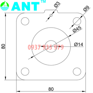 MÀNG VAN GIŨ BỤI GOYEN ANT-K2501