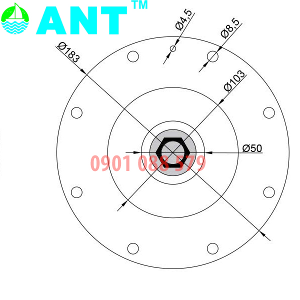 thông sô MÀNG VAN GIŨ BỤI GOYEN ANT-K5004