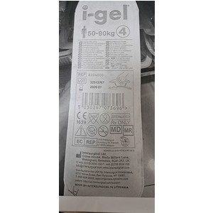 Mặt nạ thanh quản 2 nòng I-gel size 1-> 2.5