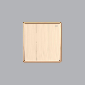 Mặt 3 Công Tắc 1 Chiều 16A-250V S703