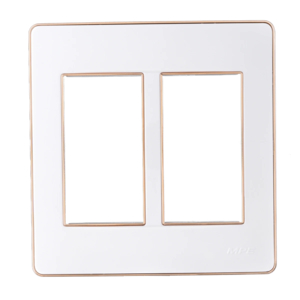 Mặt A60 dùng cho 4,5,6 thiết bị viền vàng KT116x120mm mã A60456G