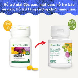 TP BVSK Nutrilite Liver Health giải độc gan Amway 60 viên