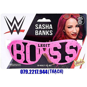 MẮT KÍNH WWE SASHA BANKS - LEGIT BOSS (PHIÊN BẢN MÀU HỒNG)