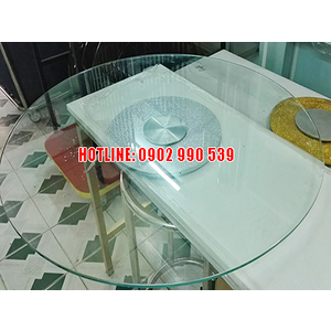 Mặt kính xoay bàn ăn nhà hàng