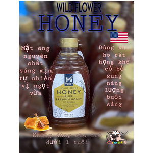 Mật ong tự nhiên Wild flower Honey (mỹ)