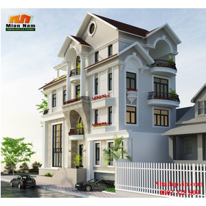 Mẫu biệt thự đẹp gia đình anh Thương chị Huệ