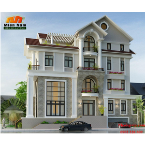 Mẫu biệt thự đẹp gia đình anh Thương chị Huệ