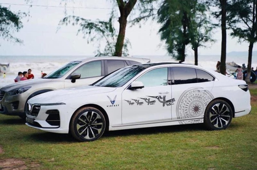 【TOP】11+ Mẫu decal tem xe hình hoa văn trống đồng đẹp cho ô tô