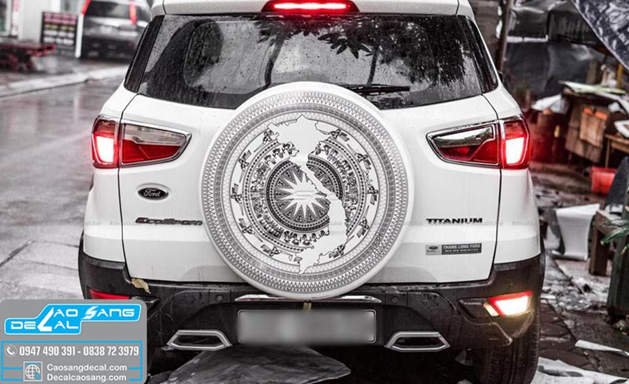 【TOP】11+ Mẫu decal tem xe hình hoa văn trống đồng đẹp cho ô tô