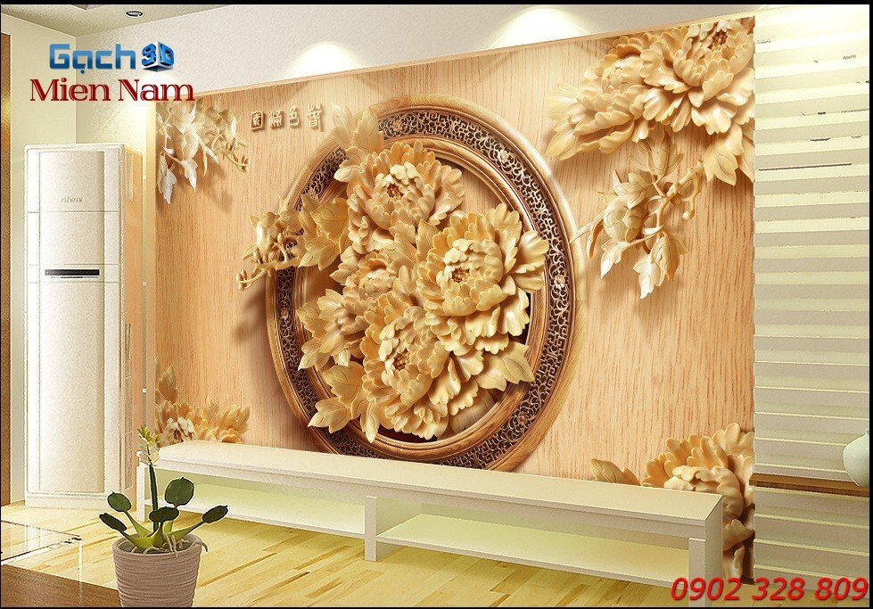 Mẫu gạch 3D Điêu Khắc DK08