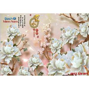 Mẫu gạch 3D men sứ giả ngọc GN188