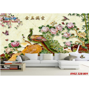 Mẫu gạch 3D men sứ giả ngọc GN168