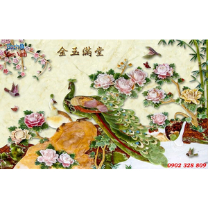 Mẫu gạch 3D men sứ giả ngọc GN180