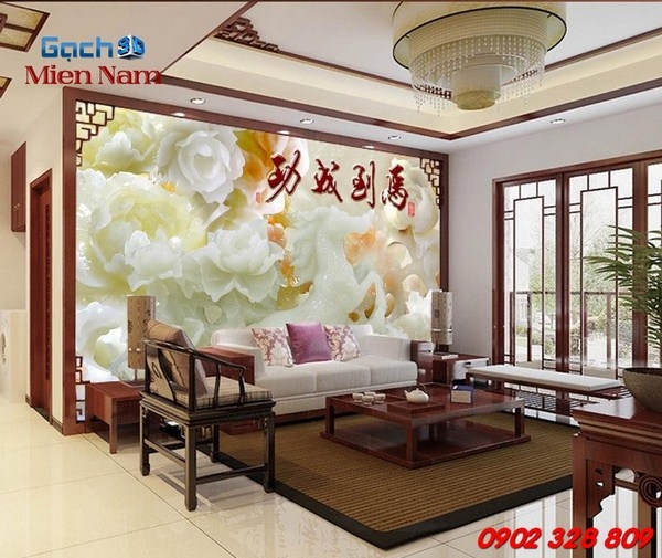 mẫu gạch trang trí phòng ngủ