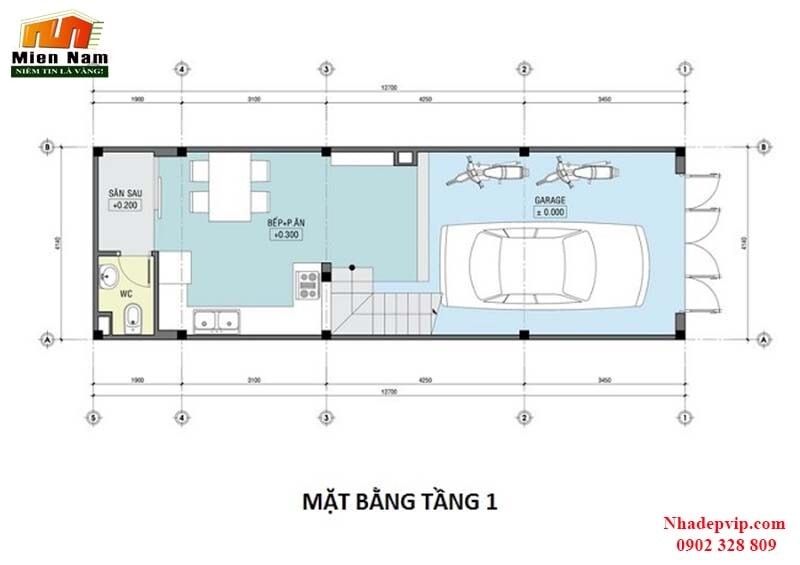 Mẫu nhà phố cho diện tích nhỏ của gia đình anh Triệu chị Thơ, Quận 3 Mẫu nhà phố cho diện tích nhỏ của gia đình anh Triệu chị Thơ, Quận 3