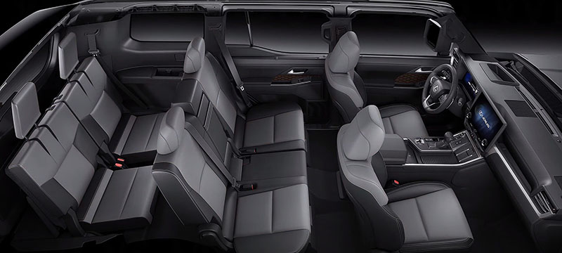 Màu nội thất xám Lexus GX 550